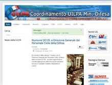 Tablet Screenshot of difesa.uilpa.it